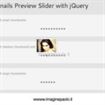 Thumbnails Preview Slider con jQuery