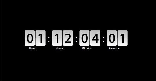 jquery_countdown_clock