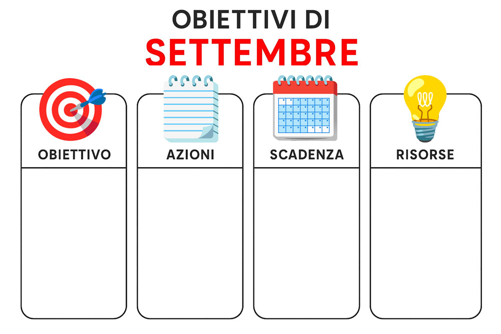 Perché settembre è il mese dei buoni propositi