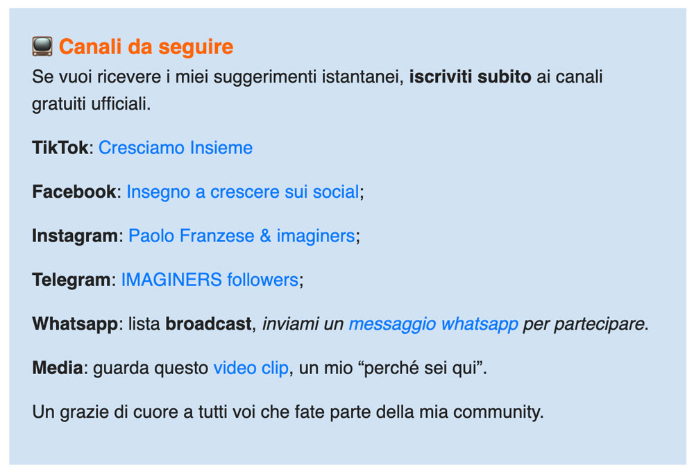 Come avere successo? Come avere successo?