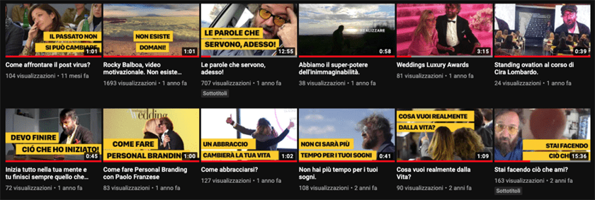 Paolo Franzese su YouTube
